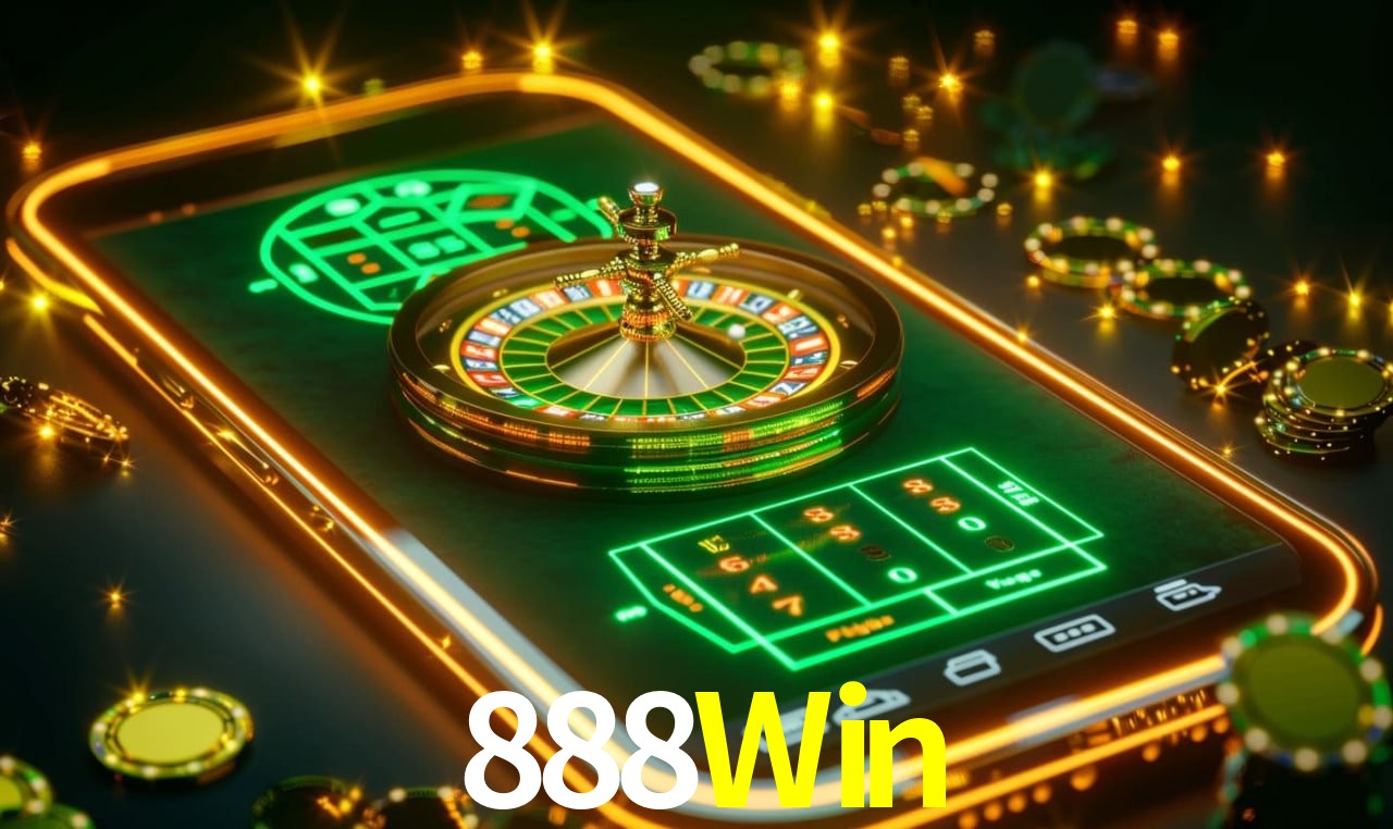 Imagem promocional da 888Win mostrando a plataforma e suas vantagens